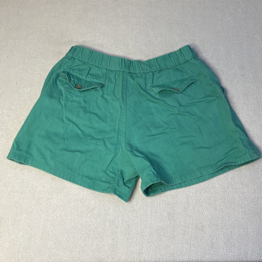 80s JJ San Francisco Teal Men’s Medium Shorts. Teal Zip Elastic Waist - Picture 12 of 16